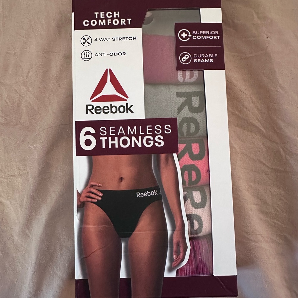 Reebok Seamless Thongs 5-Pack